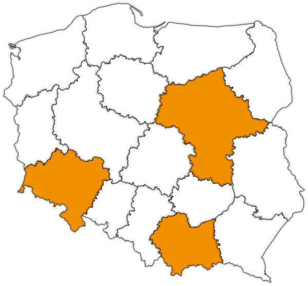 Mapa Polski